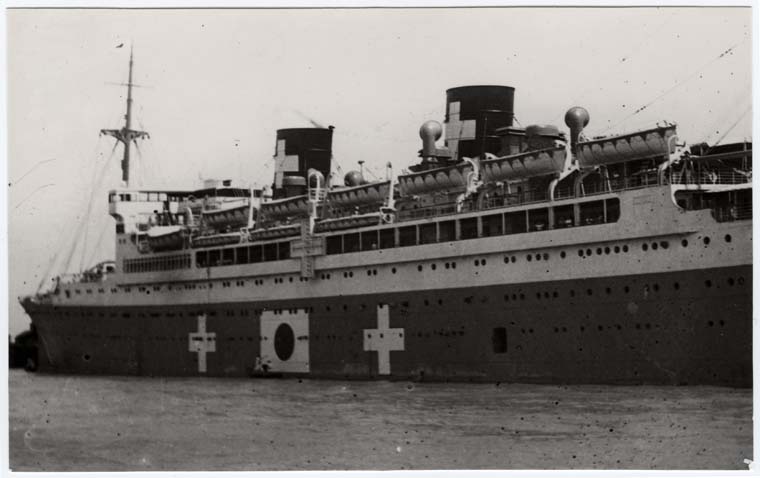 © ICRC. Rapatriement des ressortissants américains sur «Teia Maru», navire japonais de 15'000 tonnes (Shanghai).